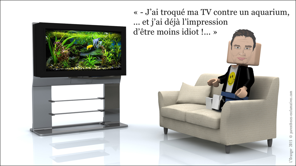 J'ai troqué ma TV contre un aquarium, et j'ai l'impression d'être déjà moins idiot !