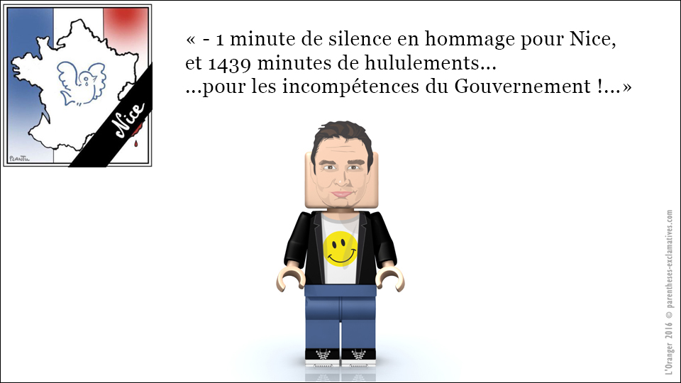 - 1 minute de silence en Hommage pour Nice !...