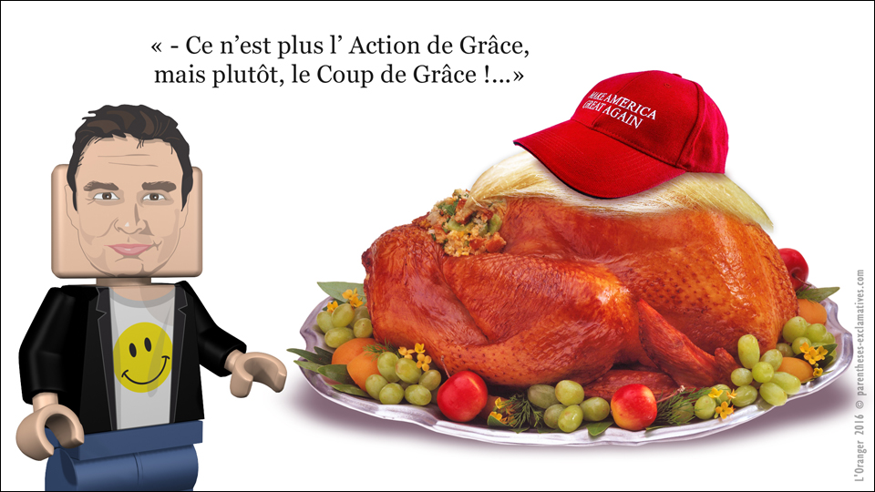 - Ce n'est pas l'action de Grace, mais plutôt, le coup de Grace  !...