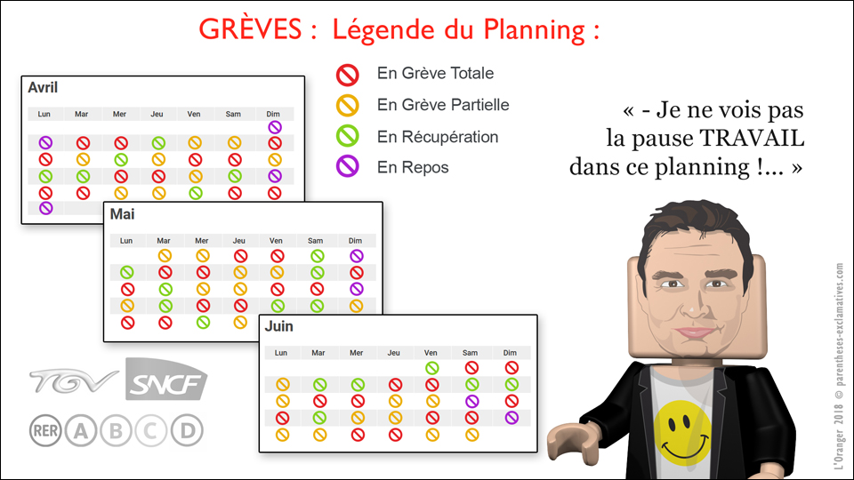 - Je ne vois pas la pause TRAVAIL dans ce planning !...