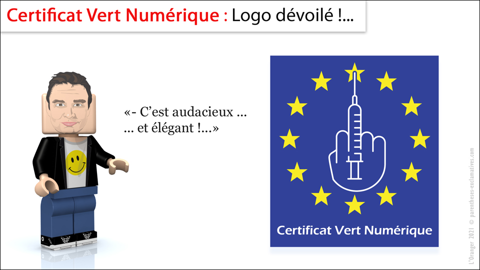 - Certificat Vert Numérique : Logo dévoilé !... - C'est audacieux et élégant !...