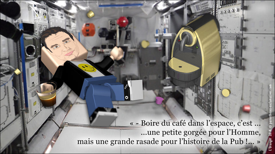 Machine à café dans l'espace